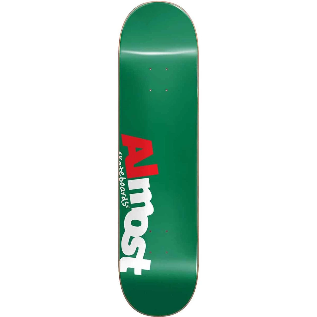 Almost Most Green 8.5" X 32.18" Skateboard Deck 3 Almost Most Green 8.5" X 32.18" Skateboard Deck