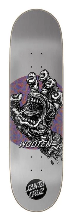 Santa Cruz Wooten Alive Hand VX 8.5" X 32.2" Skateboard Deck