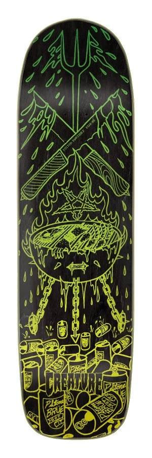Creature Martinez Stab-BQ 8.99" X 32.64" Skateboard Deck 3 Creature Martinez Stab-BQ 8.99" X 32.64" Skateboard Deck