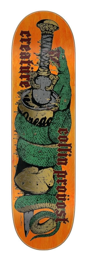 Creature Provost Crusher Pro 8.47" X 31.98" Skateboard Deck 3 Creature Provost Crusher Pro 8.47" X 31.98" Skateboard Deck