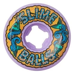 Slime Balls 54mm Fish Balls Speed Balls Purple 99a Skateboard Wheels