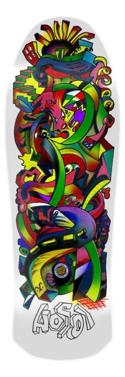 Santa Cruz Hosoi Picasso Reissue 10.26" X 30.42" Skateboard Deck