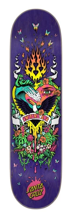 Santa Cruz Asp Paradise Pro Twin 8.25" X 31.83" Skateboard Deck