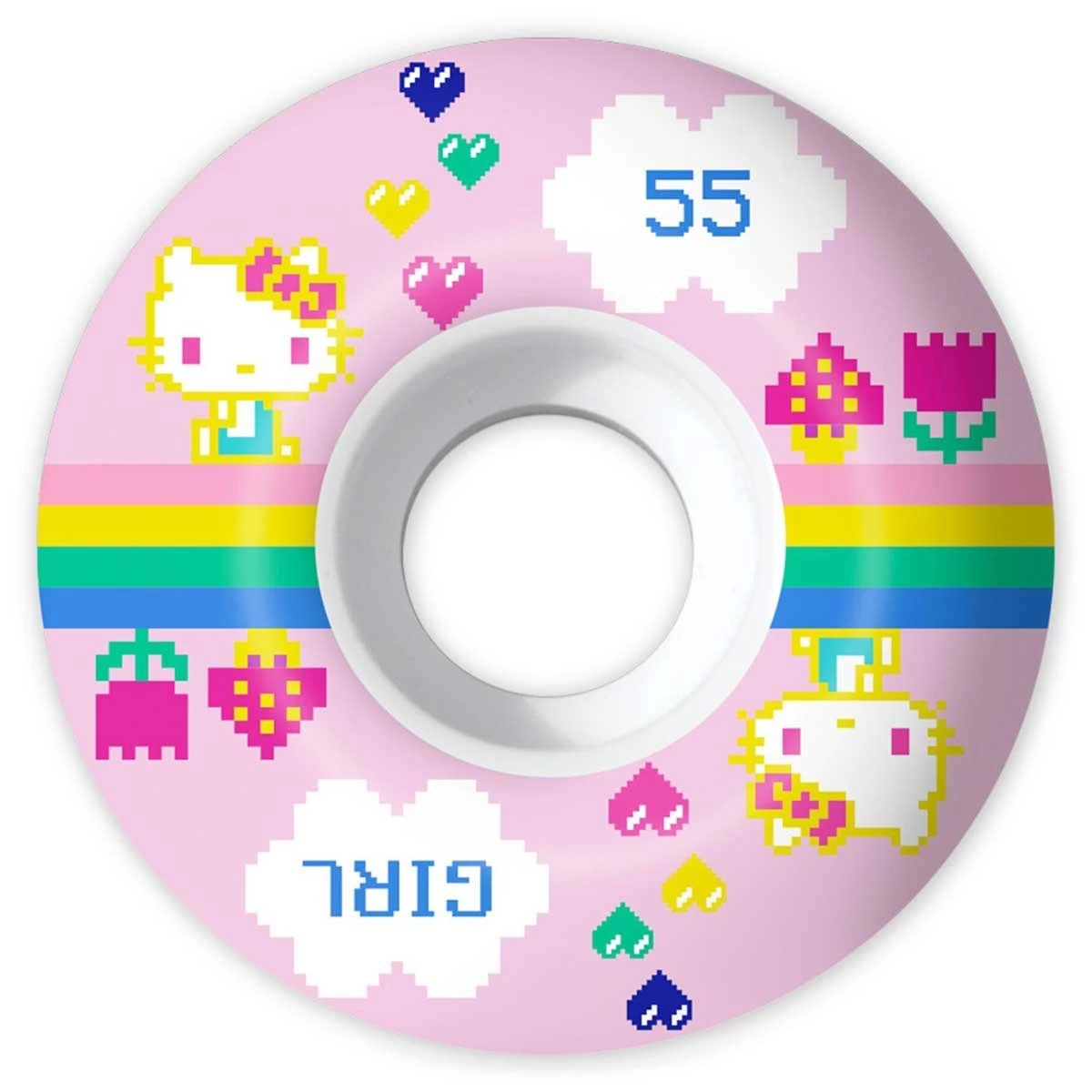 Girl Sanrio Arcade Staple Wheel - 55mm - 99 Durometer 3 Girl Sanrio Arcade Staple Wheel - 55mm - 99 Durometer