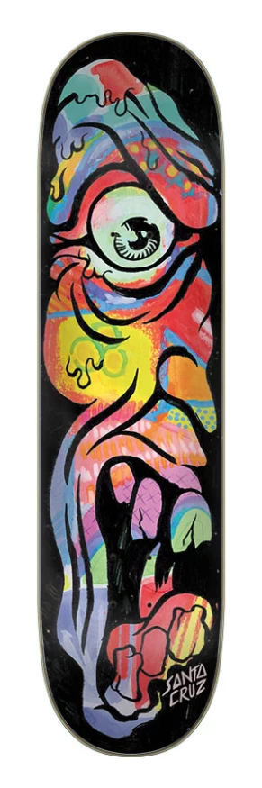 Santa Cruz Roskopp Pseudo Everslick 8.0" X 31.6" Skateboard Deck