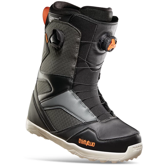 2023 Thirtytwo STW Double BOA Men's Snowboard Boot - Black / Grey 3 2023 Thirtytwo STW Double BOA Men's Snowboard Boot - Black / Grey