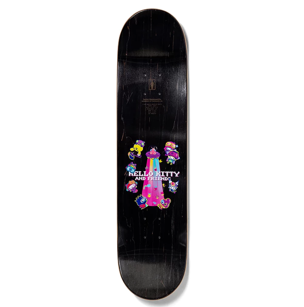 Girl Malto Sanrio Kawaii Arcade 8.25" X 31.875" Skateboard Deck - Image 2