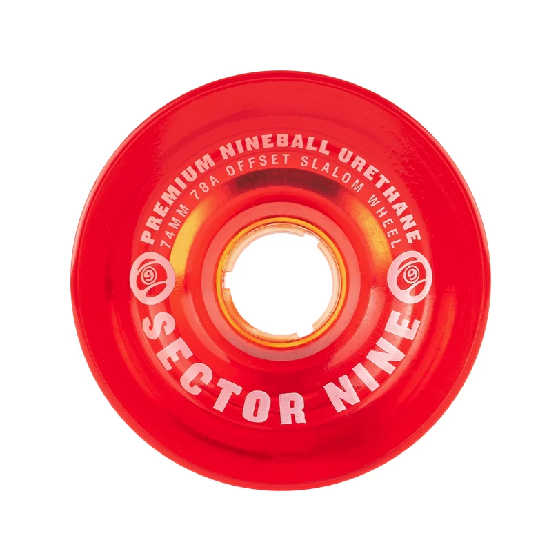 Sector 9 Nineballs 74mm 78a - Red