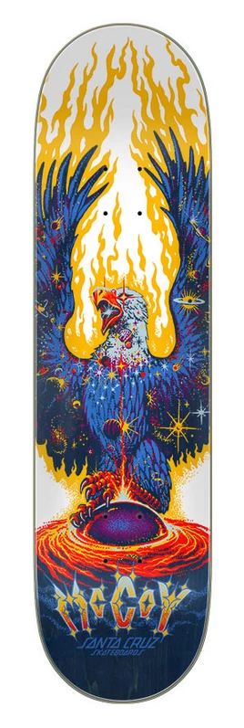 Santa Cruz McCoy Cosmic Eagle Twin VX 8.25" X 31.8" Skateboard Deck