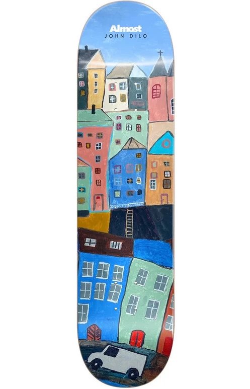 Almost Dilo Places R7 RIGHT 8.375" X 32.2" Skateboard Deck