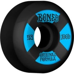 Bones Wheels 100 #4 53mm V5 Sidecut 100a Skateboard Wheels