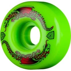 Powell Peralta Dragon Formula Green Dragon 58mm 93A Skateboard Wheels - Green