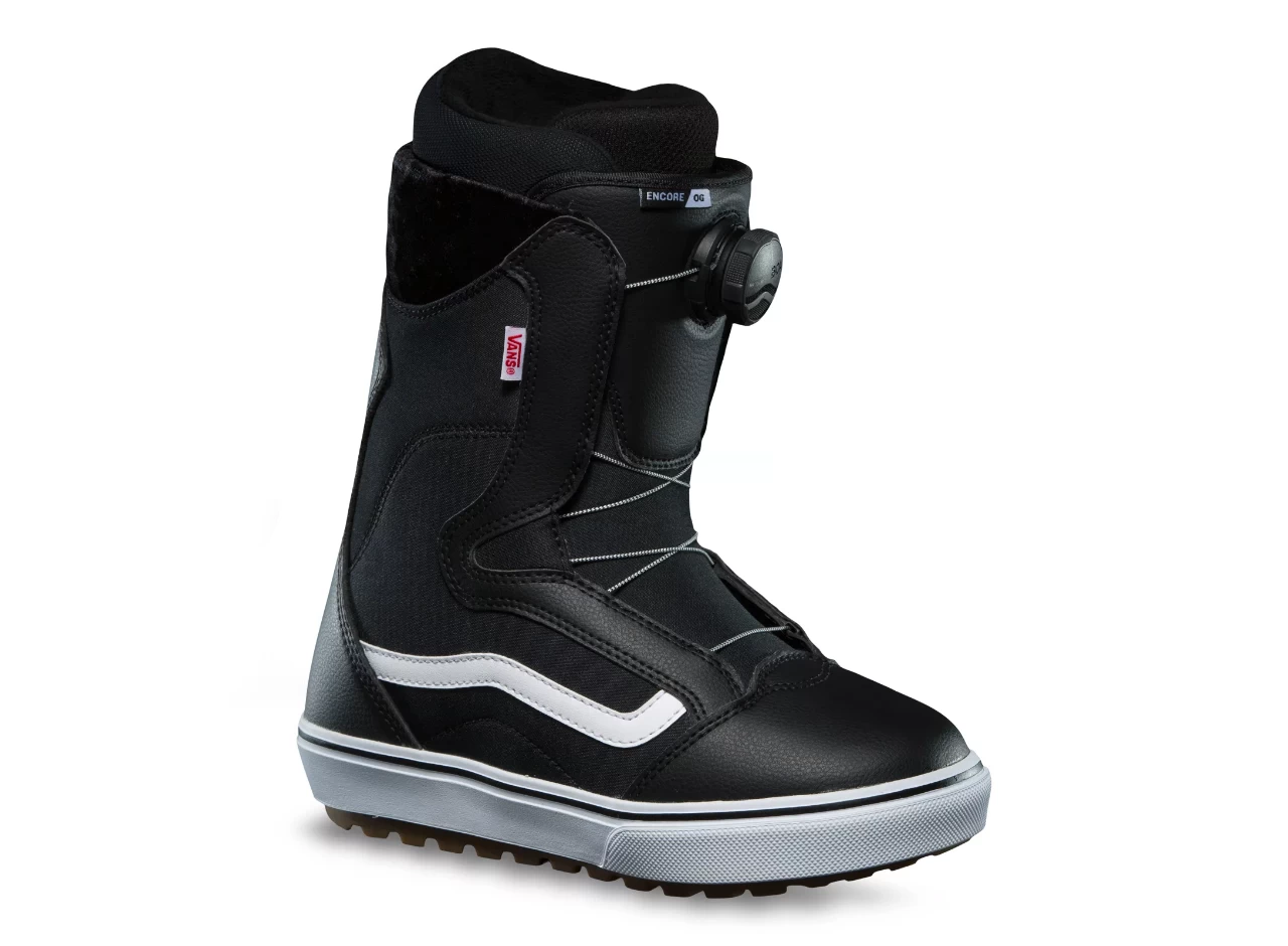 2024 Vans Encore OG Women's Snowboard Boots - Black / White 3 2024 Vans Encore OG Women's Snowboard Boots - Black / White