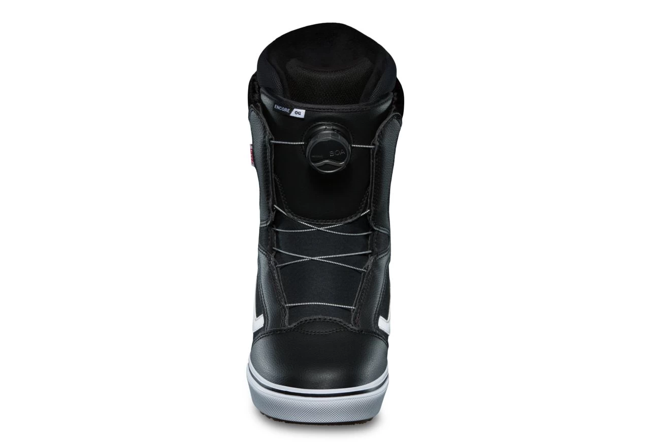 2024 Vans Encore OG Women's Snowboard Boots - Black / White 4 2024 Vans Encore OG Women's Snowboard Boots - Black / White - Image 2