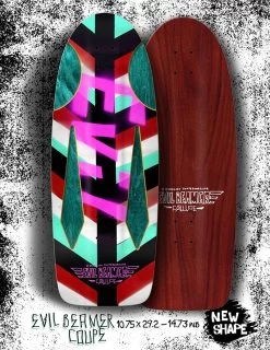 Krooked Evil Beamer Coupe Skateboard Deck -Premier Ski Shop kr sp23 d2 08