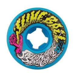 Santa Cruz Slime Balls 53mm Vomit Mini II 97a Skateboard Wheels -Premier Ski Shop sc slimeballs vomitmini 53 blue front