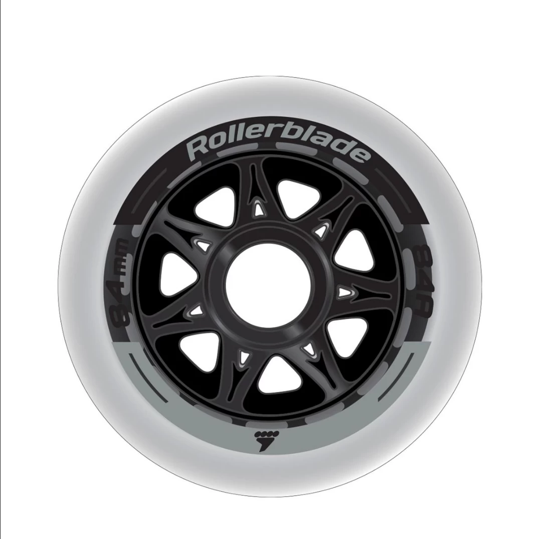 Rollerblade 84mm/84a Wheels (8-pack) 3 Rollerblade 84mm/84a Wheels (8-pack)