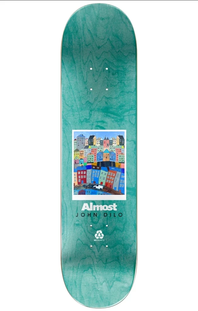 Almost Dilo Places R7 RIGHT 8.375" X 32.2" Skateboard Deck - Image 2