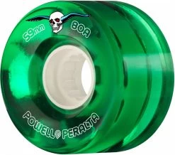Powell Peralta Clear Cruiser 80A Skateboard Wheels - Green