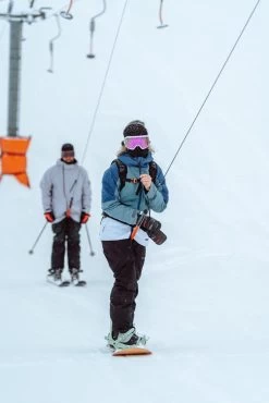 686 Women's Lightbeam Insulated Jacket - Goblin Blue ColorBlock -Premier Ski Shop 011721 p francoismarclay r celia petrig l rddm swi 12