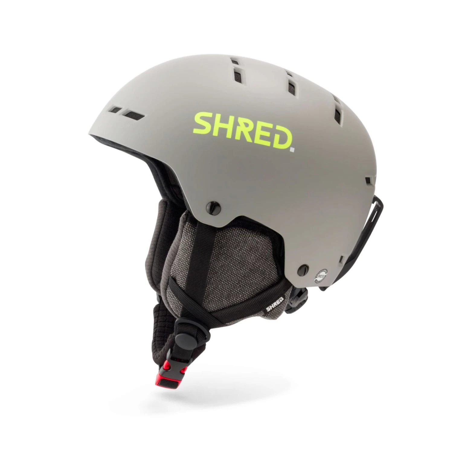2022 Shred Totality NoShock Helmet - Grey / Yellow 4 2022 Shred Totality NoShock Helmet - Grey / Yellow - Image 2