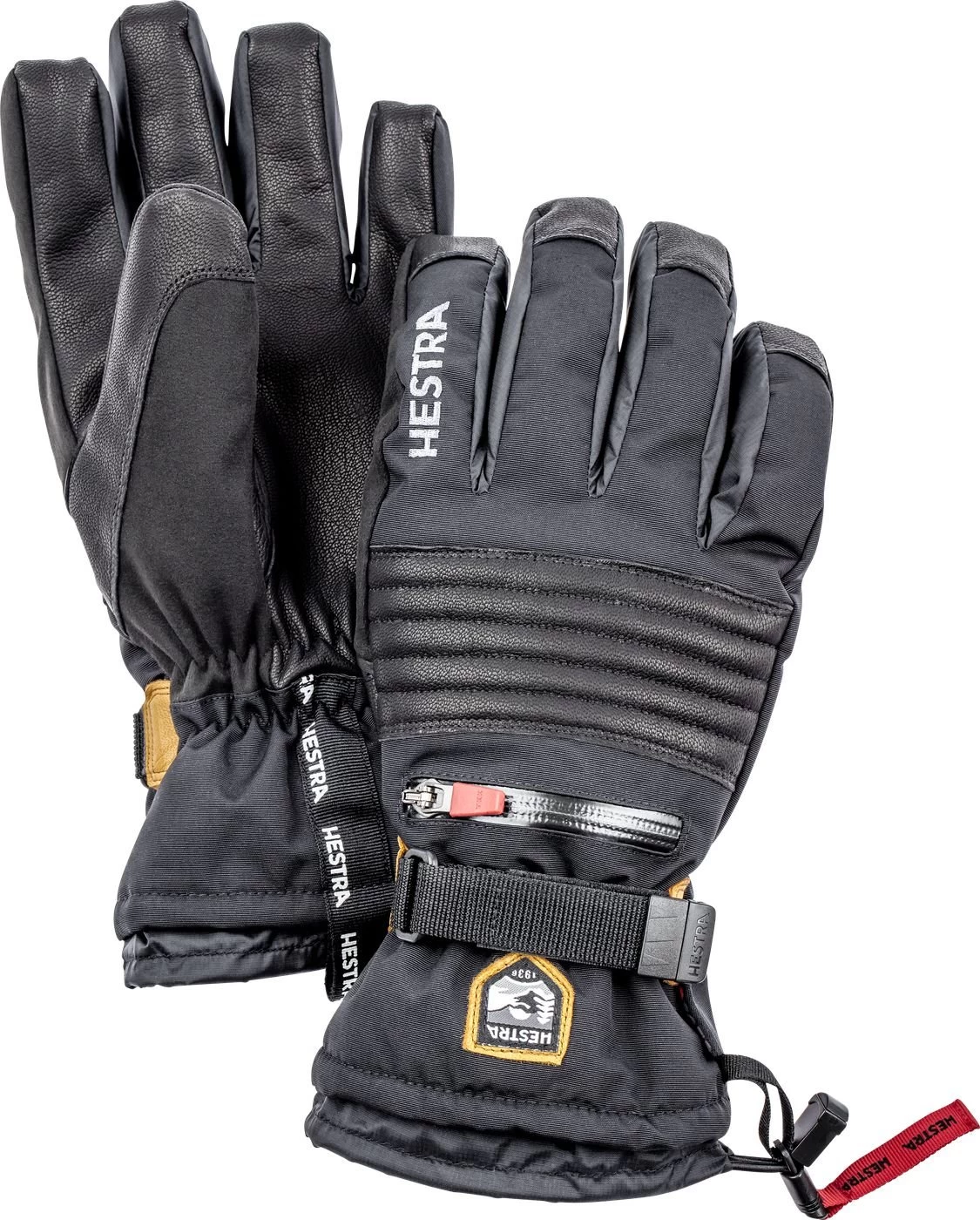 Hestra All Mountain Czone 5 Finger Glove - Black 9 Hestra All Mountain Czone 5 Finger Glove - Black - Image 7