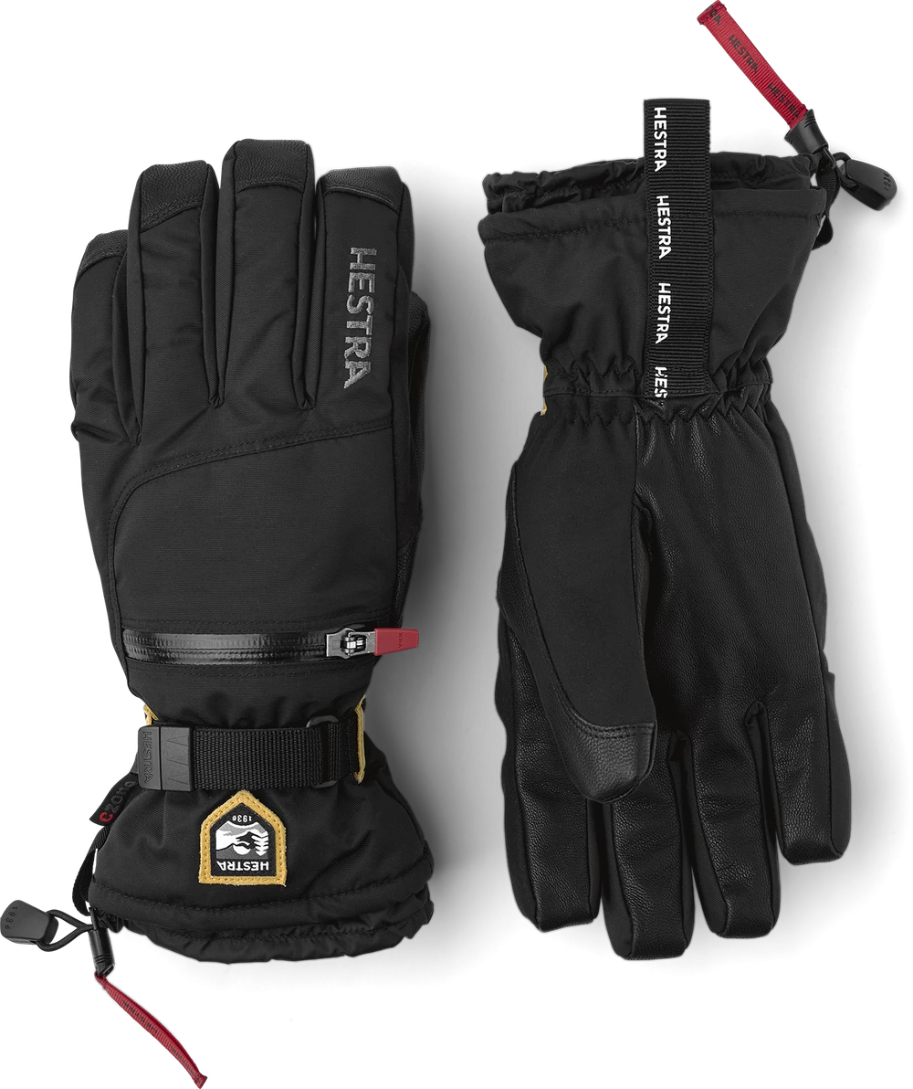 Hestra All Mountain Czone 5 Finger Glove - Black 7 Hestra All Mountain Czone 5 Finger Glove - Black - Image 5