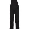 686 Women's Black Magic Insulated Bib - Black Satin Dobby