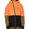 686 Boy's Hydra Insulated Jacket - Fluro Orange Colorblock -Premier Ski Shop Screenshot 2022 08 12 at 17 46 41 686 Winter 2022 2023 686