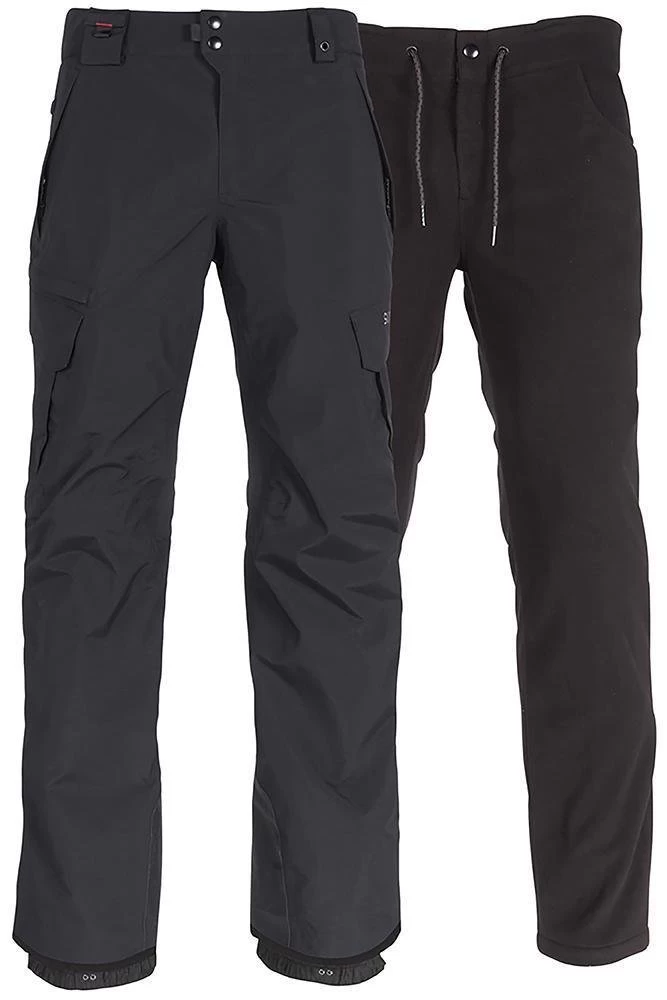 686 Men's SMARTY 3-in-1 Cargo Pant - Black 5 686 Men's SMARTY 3-in-1 Cargo Pant - Black - Image 3