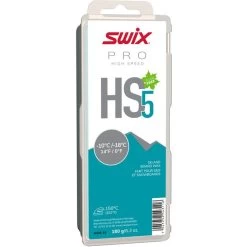Swix Pro HS5 Turquoise 180g High Speed Wax Fluoro Free Glide Wax