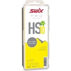 Swix Pro HS10 Yellow 180g High Speed Wax Fluoro Free Glide Wax