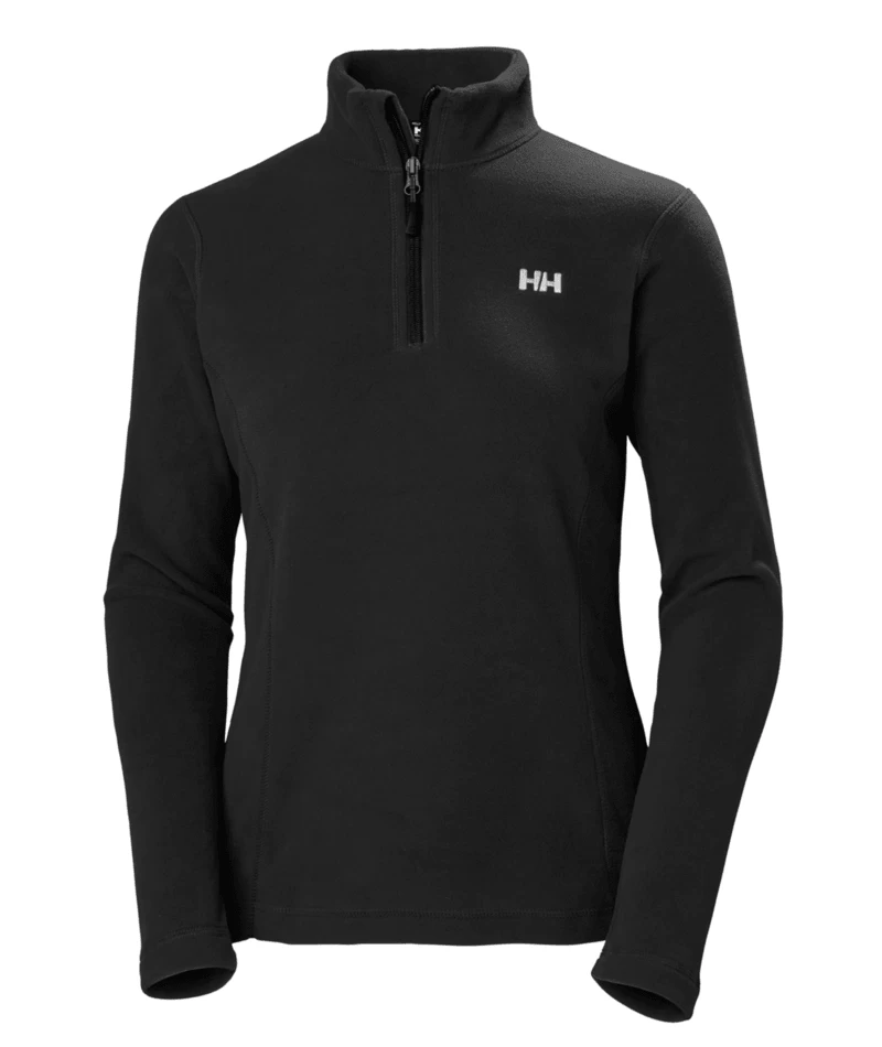 Helly Hansen Daybreaker 1/2 Zip Fleece Women's - Black 3 Helly Hansen Daybreaker 1/2 Zip Fleece Women's - Black