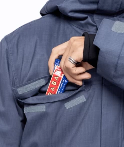 686 Men's Infinity Insulated Jacket - Orion Blue Texture -Premier Ski Shop large M2W117 OBLU A 5