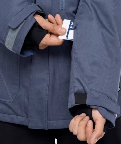 686 Men's Infinity Insulated Jacket - Orion Blue Texture -Premier Ski Shop large M2W117 OBLU A 8