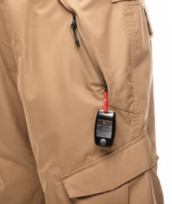 686 Men's Infinity Insulated Cargo Pant - Khaki -Premier Ski Shop large M2W213 KHA A 4