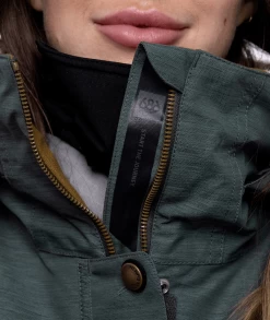 686 Women's Spirit Insulated Snow Jacket - Goblin Green Heather 24 686 Women's Spirit Insulated Snow Jacket - Goblin Green Heather -Premier Ski Shop large M2W306 GBGR A 5