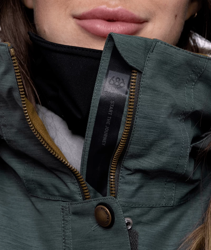 686 Women's Spirit Insulated Snow Jacket - Goblin Green Heather 9 686 Women's Spirit Insulated Snow Jacket - Goblin Green Heather - Image 7