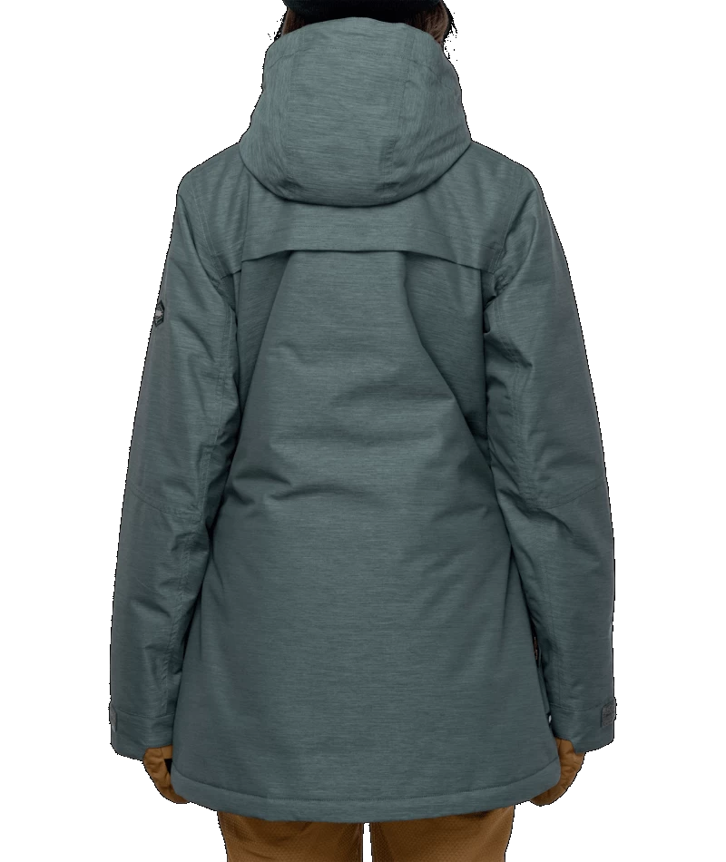 686 Women's Spirit Insulated Snow Jacket - Goblin Green Heather 4 686 Women's Spirit Insulated Snow Jacket - Goblin Green Heather - Image 2