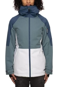 686 Women's Lightbeam Insulated Jacket - Goblin Blue ColorBlock