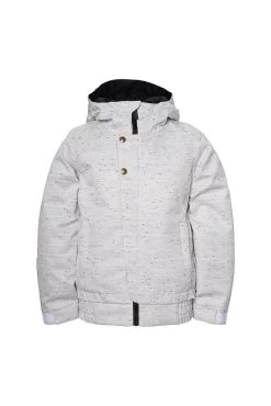 686 Girl's Daisy Insulated Jacket - White Slub