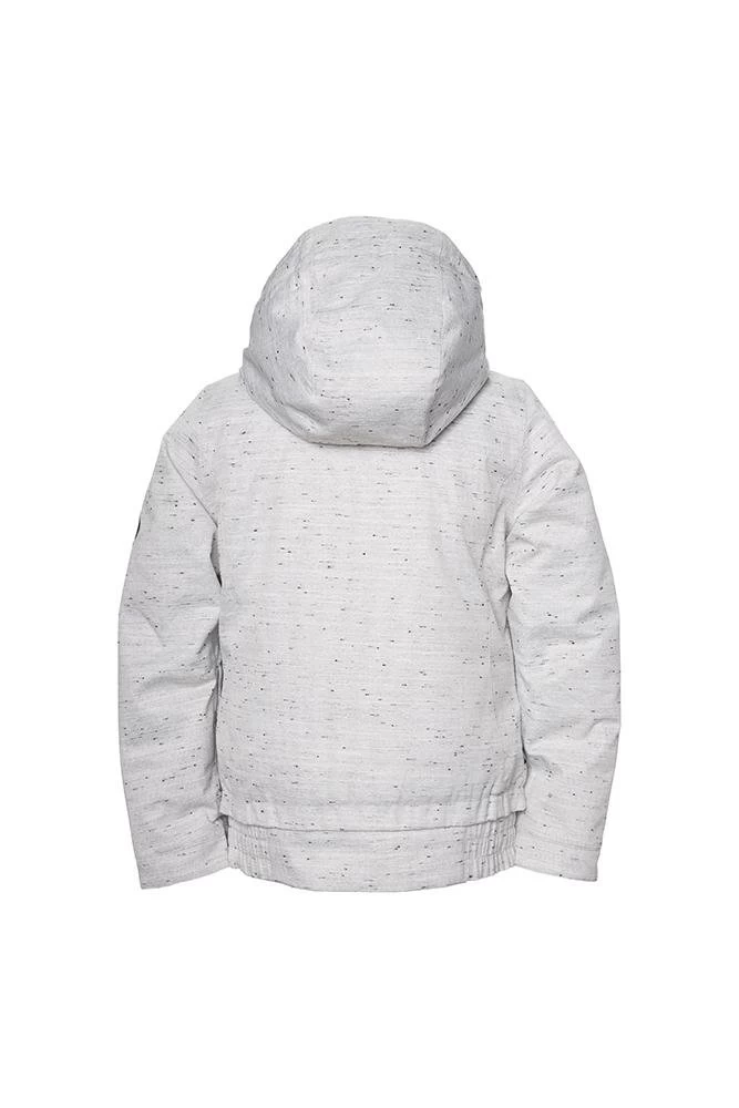 686 Girl's Daisy Insulated Jacket - White Slub 4 686 Girl's Daisy Insulated Jacket - White Slub - Image 2