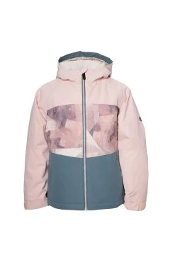 686 Girl's Athena Insulated Jacket - Himalayan Pink Colorblock